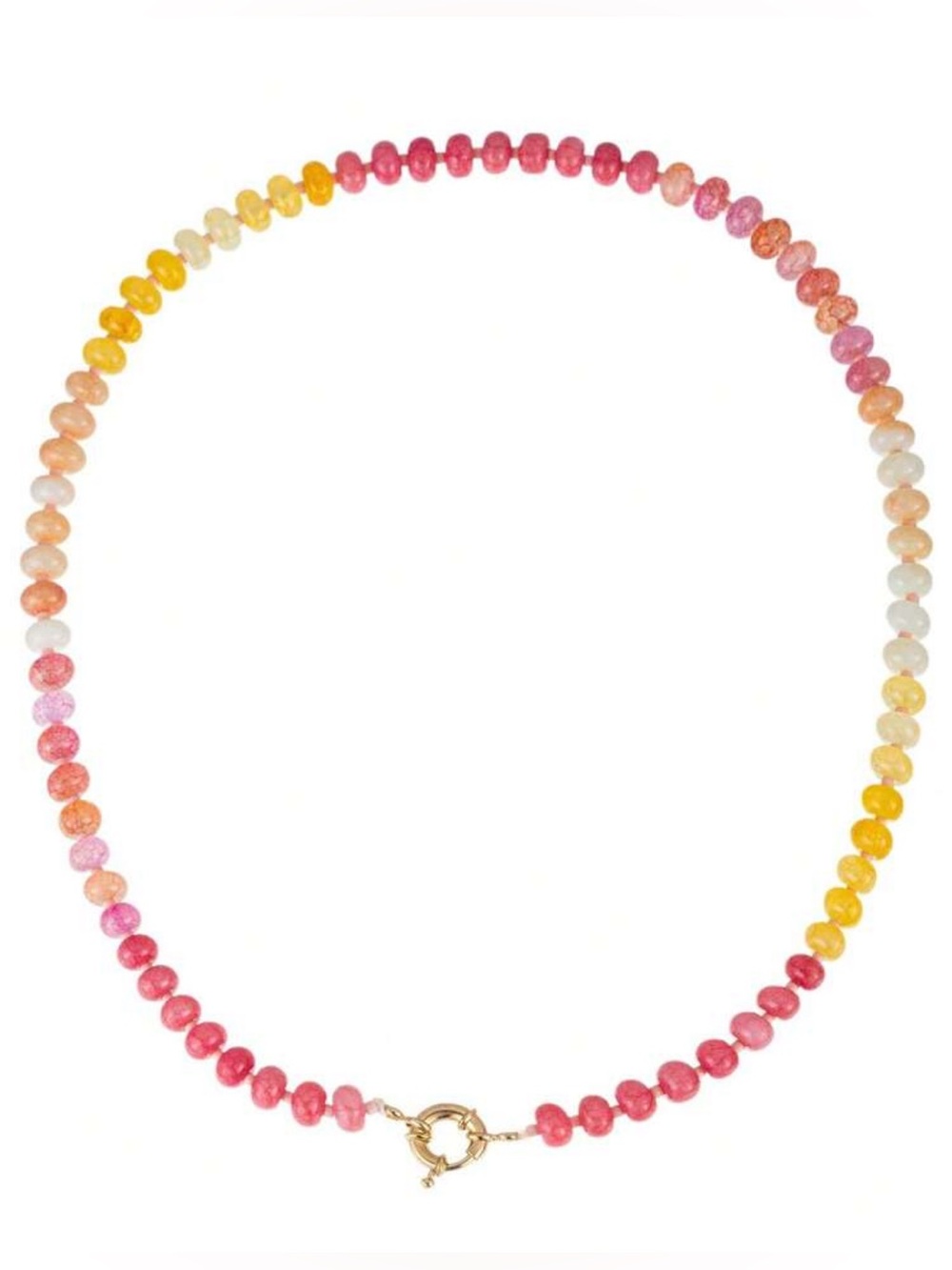 Boho rainbow necklace #2816